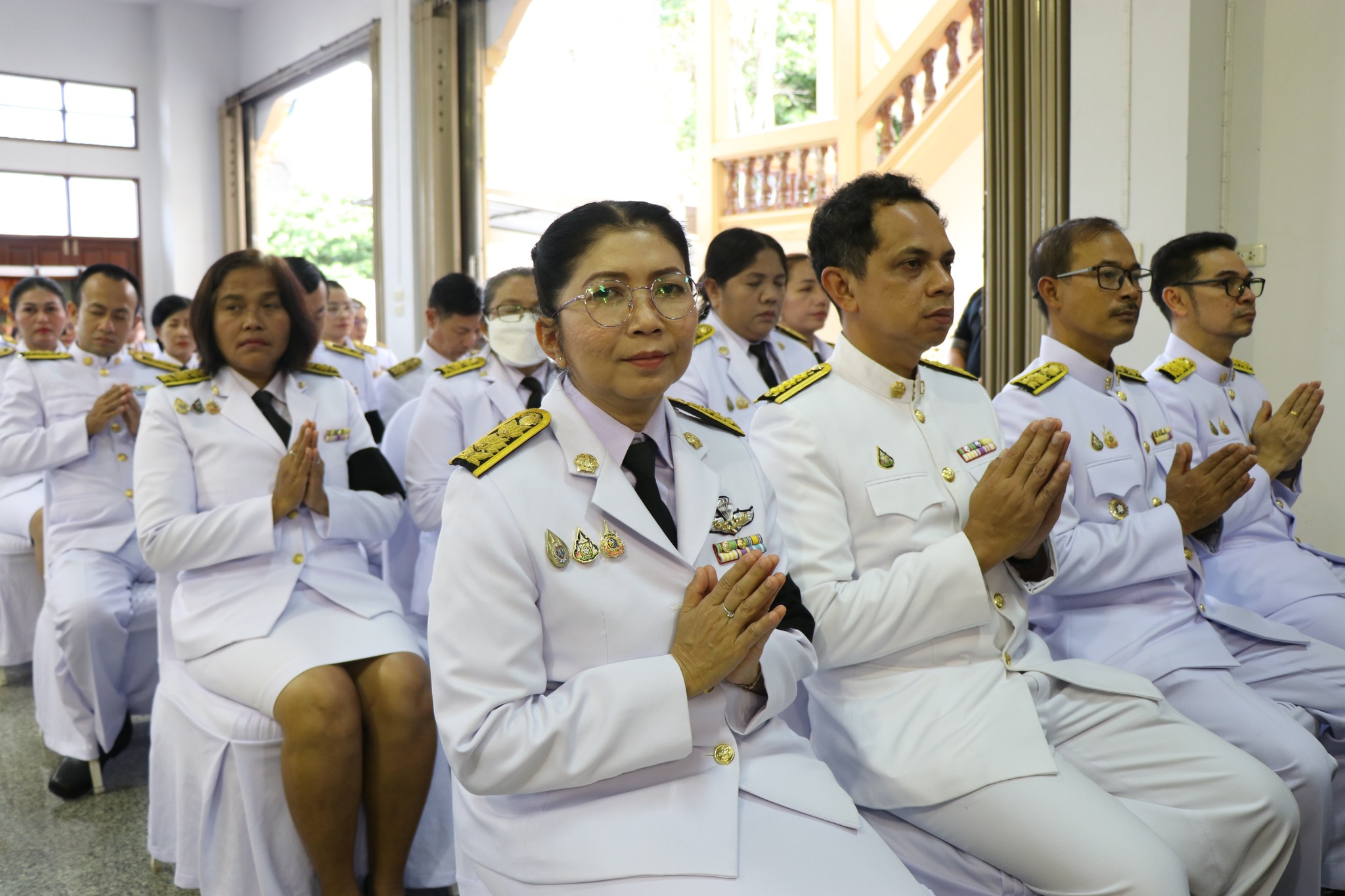 12 ธ.ค. 2568 นางสาวบุษบัน สุวรรณนพ ร.ผอ.สวท.ตรัง และนายธีรยุทธ ชลสิทธิ์ นายช่างไฟฟ้าชำนาญงาน ร่วมพิธีบำเพ็ญกุศลปัญญาสมวาร (ครบ 50 วัน) ณ ศาลาธรรมสภา วัดกะพังสุรินทร์ พระอารามหลวง อำเภอเมือง จังหวัดตรัง