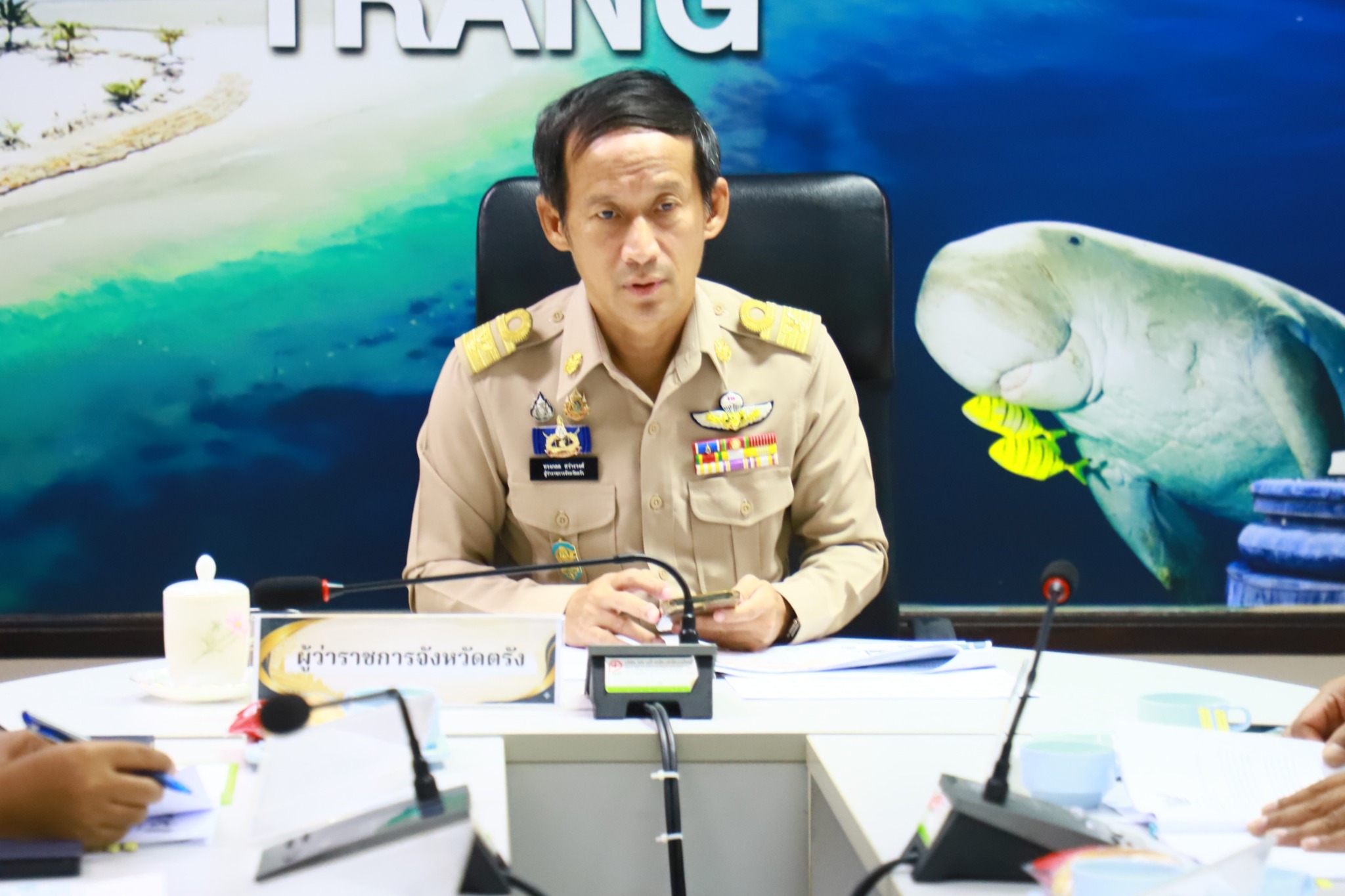 จังหวัดตรัง ประชุมคณะกรรมการพิจารณาคัดเลือกผู้เข้าร่วมโครงการ &ldquo;ไทยช่วยไทย ลดภาระค่าครองชีพ ผ่านเครือข่ายรถพุ่มพวง&rdquo; จังหวัดตรัง ครั้งที่ 1/2569