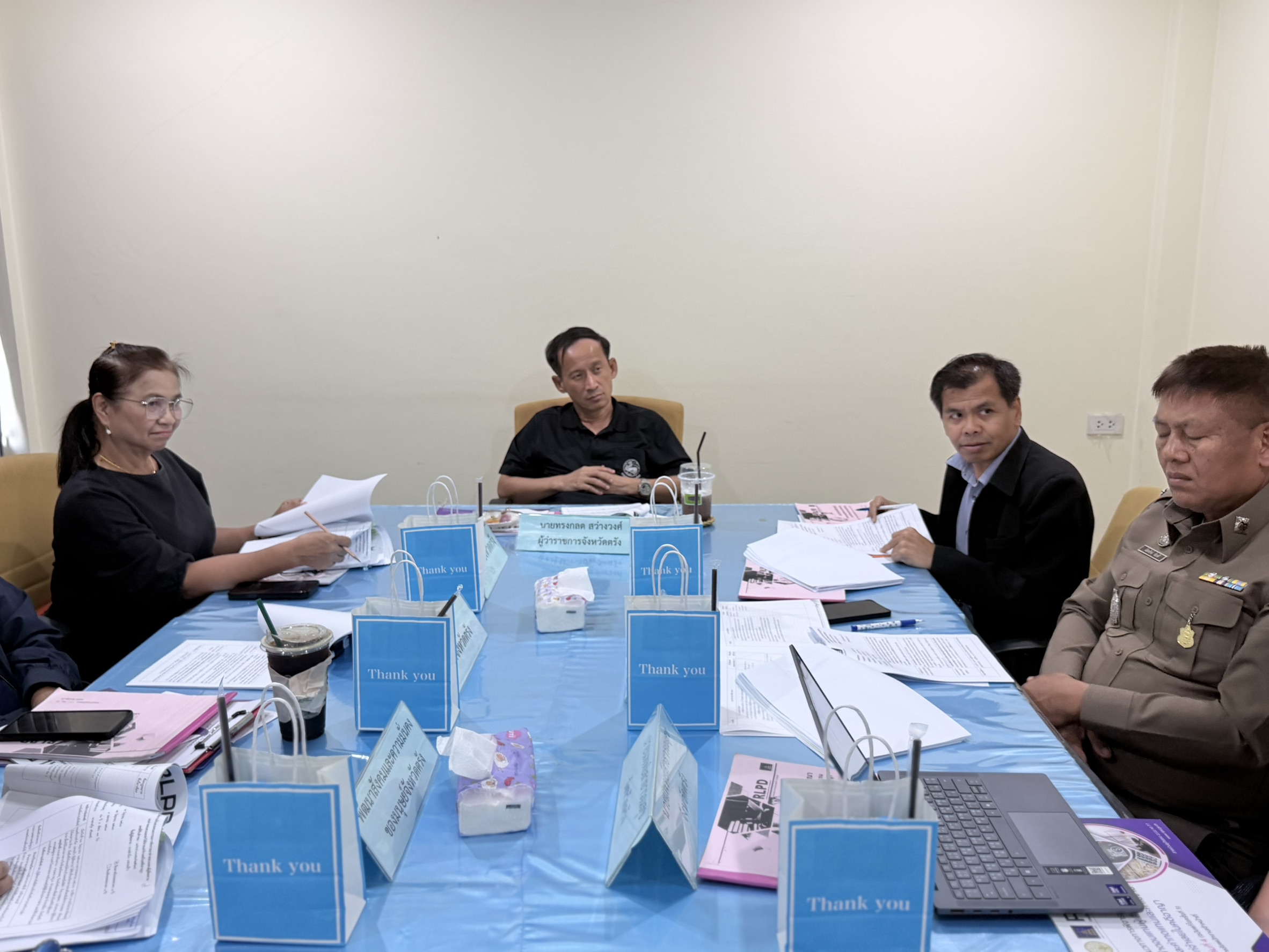จังหวัดตรัง ประชุมคณะอนุกรรมการพิจารณาค่าตอบแทนผู้เสียหาย และค่าทดแทนและค่าใช้จ่ายแก่จำเลยในคดีอาญา ครั้งที่ 7/2569