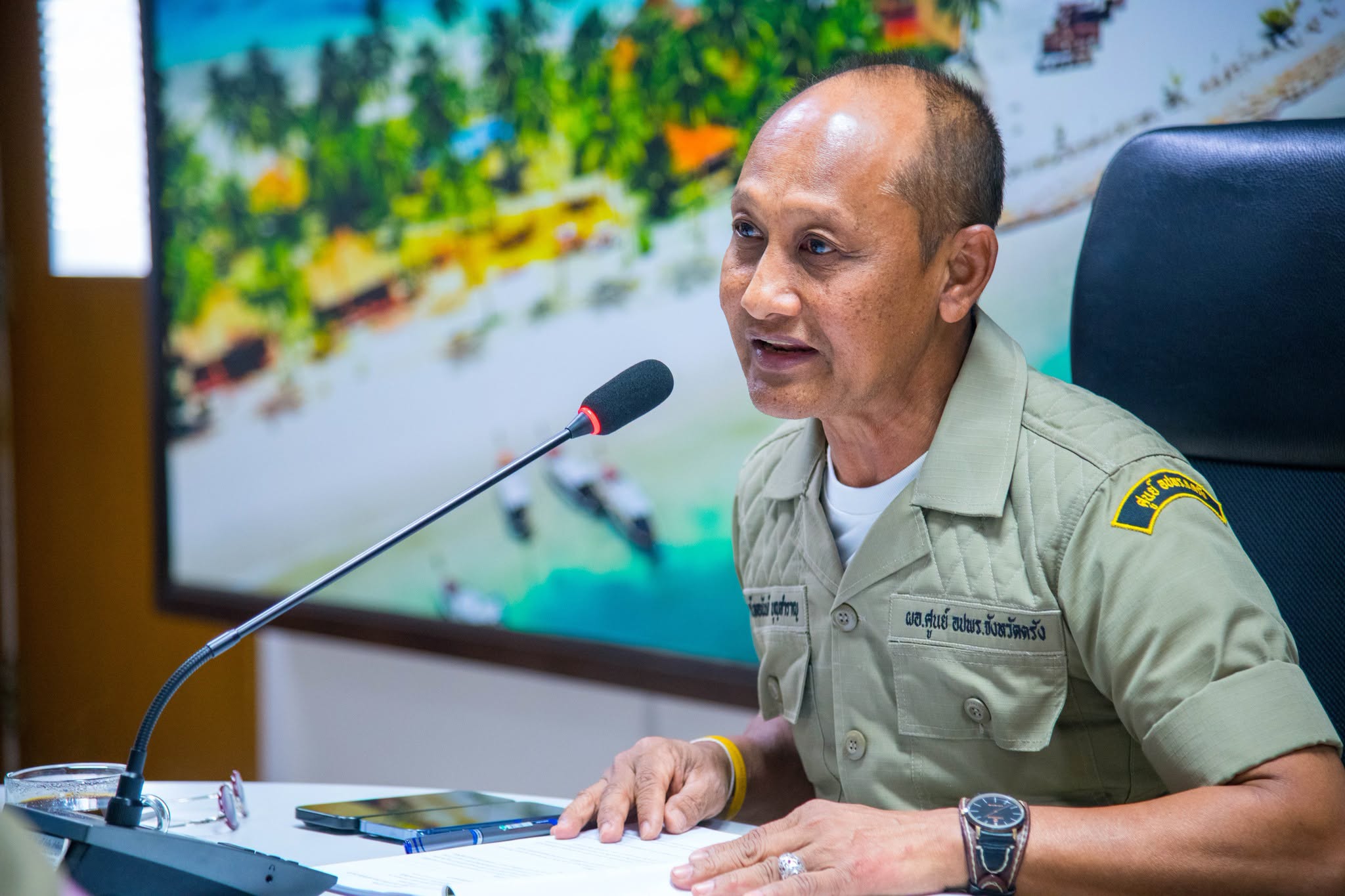 จังหวัดตรัง   ประชุมคณะกรรมการกลั่นกรองการขอใช้พื้นที่สาธารณประโยชน์ (ทุ่งสงวนเลี้ยงสัตว์ ทุ่งแจ้ง) ครั้งที่ 3/2569